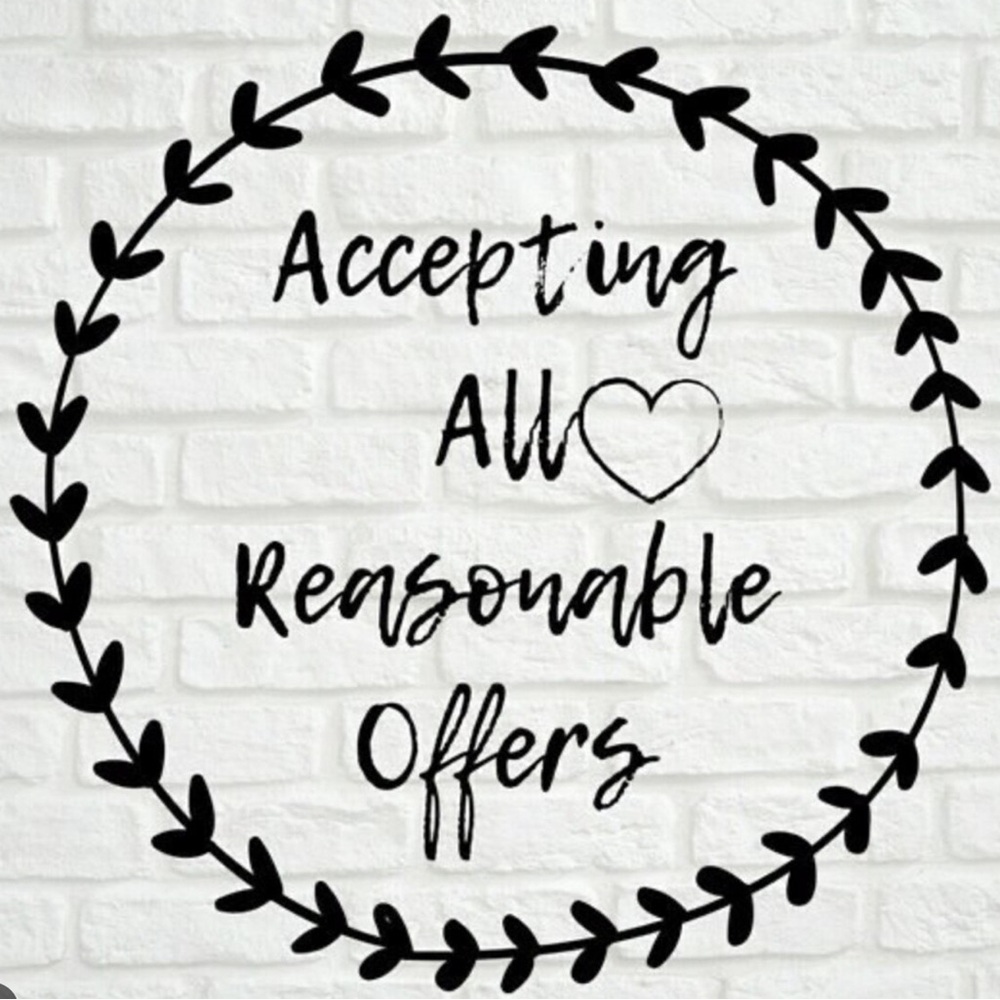 Send offers, all will be considered. ❤️